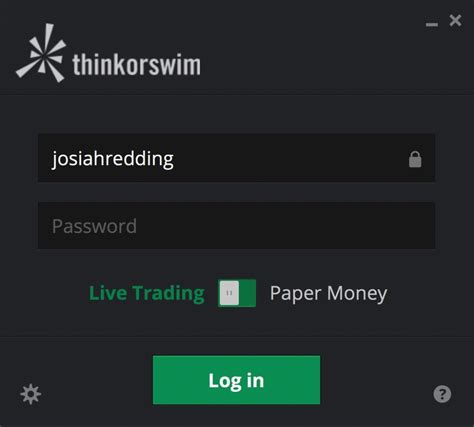 Once you have opened an account with TD Ameritrade or Charles Schwab, log in to thinkorswim Web to access essential trading tools and begin trading on our web-based platform. . Think or swim log in